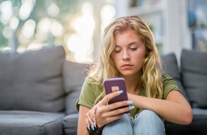 Woman on a Cell Phone